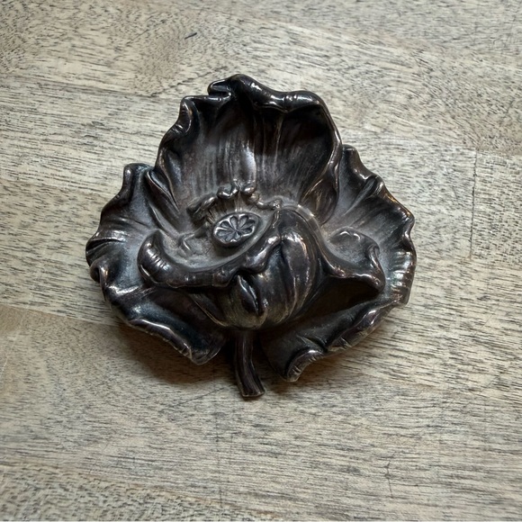 william kerr Jewelry - WILLIAM KERR SILVERSMITH Sterling Poppy Brooch Vintage Art Nouveau